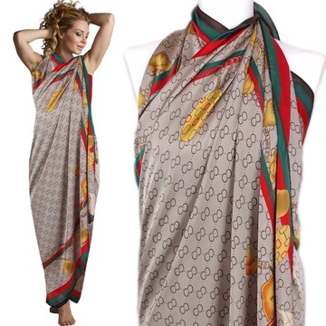 ШЕЛКОВОЕ ПЛЯЖНОЕ ПАРЕО, шарф, накидка, НОВЫЕ ЦВЕТА