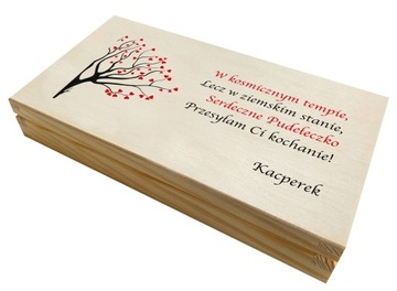 WALENTYNKOWE PUDEŁKO Z TWOIM WŁASNYM NADRUKIEM