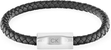 CK CALVIN KLEIN ORYGINALNA BRANSOLETKA MĘSKA SKÓRA