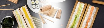 Набор для суши, палочки для еды, коврик для приготовления базуки, стартовый набор для подарка