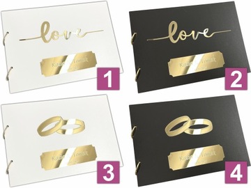 Свадебная гостевая книга на свадьбу 3D LOVE + свадебная анкета