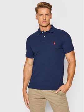 159 POLO RALPH LAUREN CUSTOM FIT KOSZULKA POLO MĘSKA L