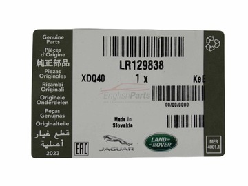 ORIGINÁLNÍ PODBĚH PRAVÉ PŘEDNÍ FRONTA NEW DEFENDER L663 20- LR129838