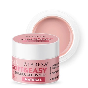 CLARESA ŻEL Do Paznokci BUDUJĄCY SOFT&EASY BUILDER GEL 45G WYBÓR KOLORU