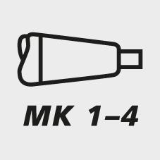 Сверло Морзе FORTIS HSS по чугуну 47мм x 364мм