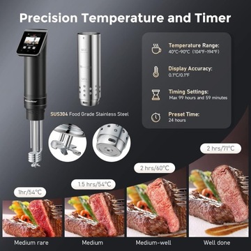 KitchenBoss Y956 G330 Циркуляционный термостат для приготовления пищи в режиме су-вид