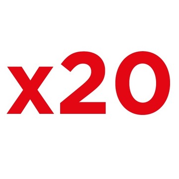 Ударные биты TX20 x 25 мм, 20 шт.