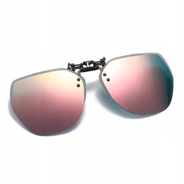 Fashion Rimless Retro Men's Clip Glasses Flip-up S