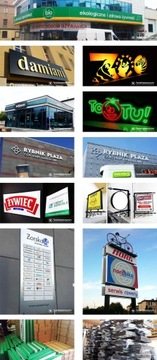 Рекламный светодиодный световой короб Dibond LUX ECONOMY 290х50см