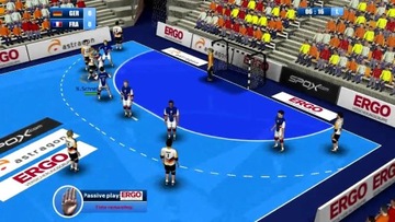 Компакт-диск с новой компьютерной игрой «Симулятор гандбола» и гандболом