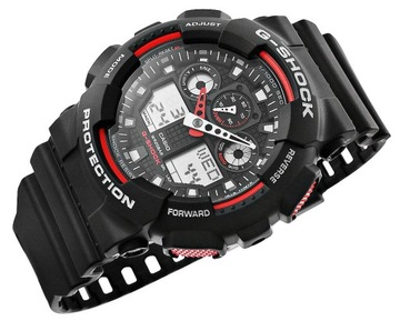 Мужские часы CASIO G-SHOCK GA-100-1A4ER + КОРОБКА