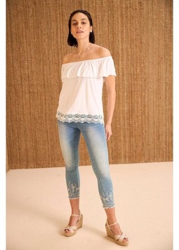 БЛУЗКА ДЛЯ БОДИФЛИРТА С КРУЖЕВОМ__36