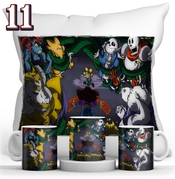 НАБОР UNDERTALE КРУЖКА + ПОДУШКА + ИМЯ