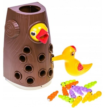 ОБРАЗОВАТЕЛЬНАЯ ИГРА НАВЫКОВ WOODPEPE MAGNETIC Catch WORMS