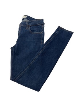 Spodnie damskie jeansy ciemnoniebieskie ABERCROMBIE&FITCH USA W28 L29