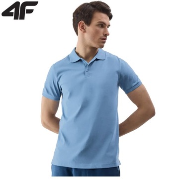 KOSZULKA POLO MĘSKA 4F M129 100% BAWEŁNA POLÓWKA T-SHIRT L