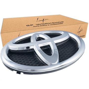 ЭМБЛЕМА TOYOTA ЛОГОТИП ГРИЛЬ 149ммx103мм