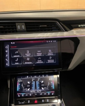 Audi Q8 e-tron 114kWh 408KM 2023 Audi Q8 Sportback e-tron Sportback 55 Salon Polska ASO FV23 R CARS Warszawa, zdjęcie 23