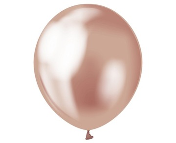 Balony Platynowe Różowe Złoto Rosegold 26 cm 50szt