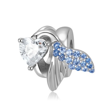 Charms Stoper Serce Ogon srebro 925