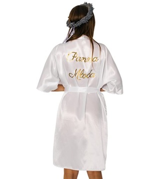 НАБОР ИЗ 2 ХАЛАТОВ ДЛЯ ПОДАРКИ НЕВЕСТЕ, подарок на свадьбу, белое шампанское