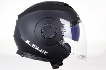 LS2 VERSO MATT BLACK OF570 ОТКРЫТЫЙ ШЛЕМ матовый