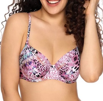 Kostium dwuczęściowy Biustonosz kąpielowy Model SK-145 Pink - Ava