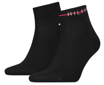 TOMMY HILFIGER SKARPETY MĘSKIE STOPKI 39-42 czarna