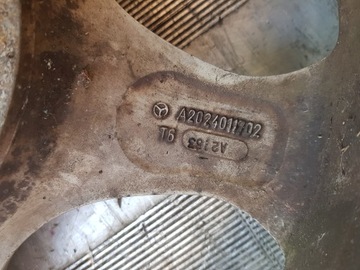 DISK HLINÍK MERCEDES-BENZ OE 7.0" X 15" 5X112