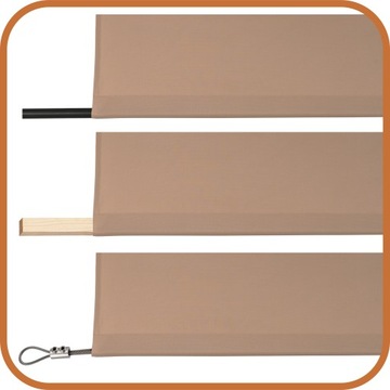 ZASŁONA TARASOWA OGRODOWA ZASŁONY TARASOWE OGRODOWE T 155x280 beżowa