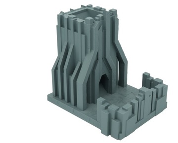 Башня для игры в кости Валгаллы - Башня для игры в кости Темно-серый