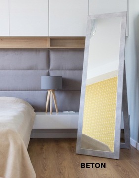 DUŻE lustro STOJĄCE rama PREMIUM 180x60 CZARNE