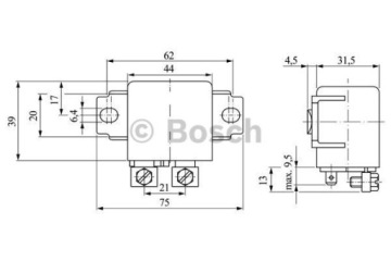 Реле аккумулятора BOSCH 0 332 002 156