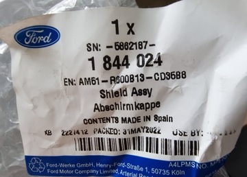 ЧЕХОЛ ПЕРЕДНЕГО ЛЕВОГО СИДЕНИЯ FORD C-MAX Mk2