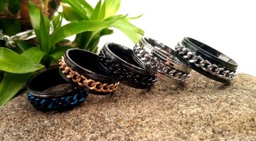 Кольцо Сингета Кольцо Благородная стальная цепь