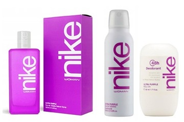 NIKE ULTRA PURPLE ZESTAW EDT100+SPRAY200+ROLL-ON50