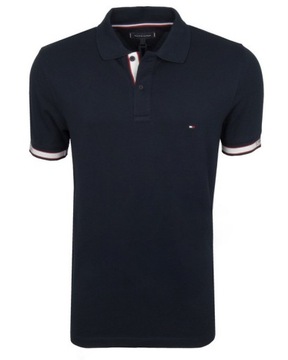 TOMMY HILFIGER polo męskie, granatowe, S