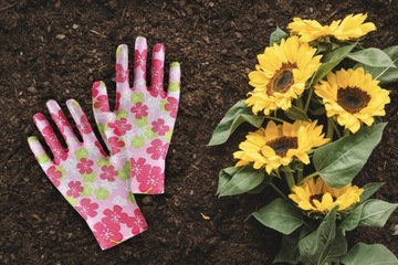 ПЕРЧАТКИ САДОВЫЕ ЖЕНСКИЕ ПЕРЧАТКИ РАБОЧИЕ ЗАЩИТНЫЕ размер M