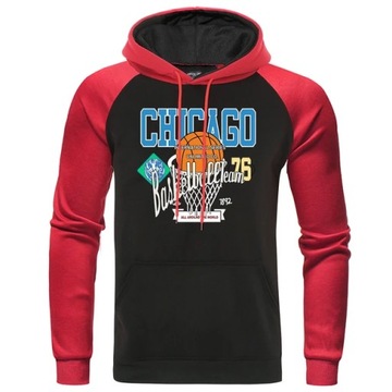 Chicago Basketball Dream 76 Print Man Sweatshirts