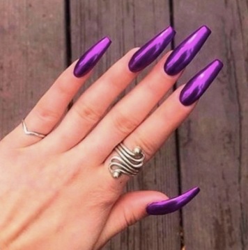 Эффект стекла, зеркало - МОНОХРОМ - Индиго