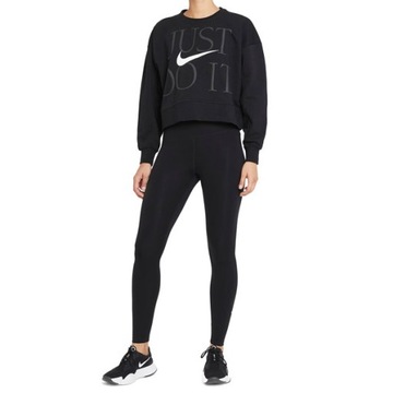 Bluza Nike r M oversize czarna krótka Just do it