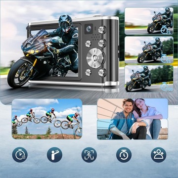 ЦИФРОВАЯ КАМЕРА 4K, 48 МП, 16-кратный ЗУМ, С ФУНКЦИЕЙ ЗАПИСИ, 32 ГБ