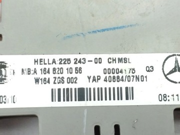 MERCEDES-BENZ ML W164 2010 SVĚTLA STOP