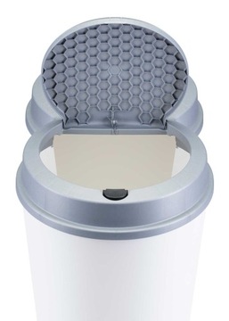 Kosz biurowy na śmieci Podwójny 50L do segregacji Łazienkowy 2 Komory 55cm