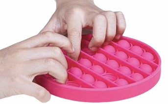 POP IT POPIT FIDGET TOY TOY PUSH BUBBLE РОЗОВЫЙ