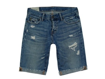 ABERCROMBIE&FITCH Szorty Jeansowe W31 Pas 84