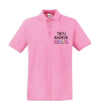 Рубашка-поло ПРЕМИУМ с собственным хлопковым принтом