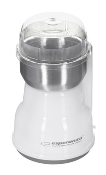 кофемолка Esperanza Lungo EKC002W мощностью 160 Вт; влияние; белый цвет