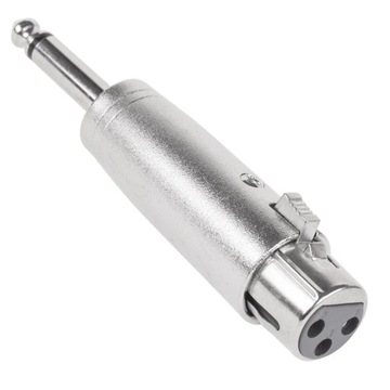 ADAPTER GNIAZDO CANON XLR 3-PIN - JACK 6.3 MONO