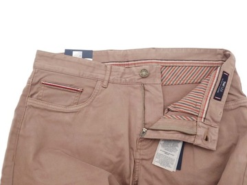 SPODNIE TOMMY HILFIGER CHINOS DENTON PROSTE W34L32